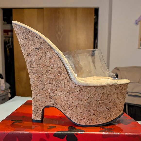 Pleaser cork beau601 heels - Picture 6 of 6